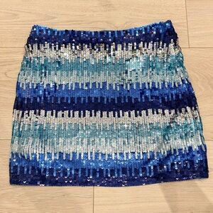 Sequin mini skirt
